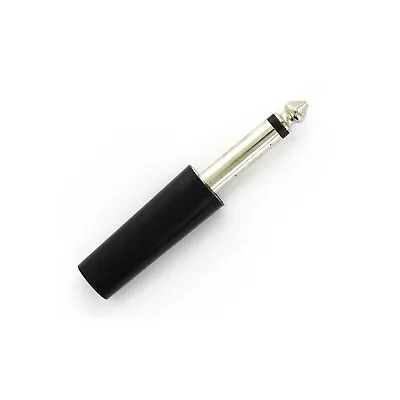 6.3mm Mono Jack And Stereo Plug Hard Plastic Cover And Solder Terminals • £1