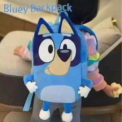 Cartoon Bluey Family Cosplay Kindergarten Children Schoolbag Bluebin Dog • $15.99