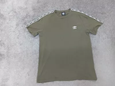 UMBRO Mens T Shirt Green Cotton Short Sleeve Adult Size XL • £7.74