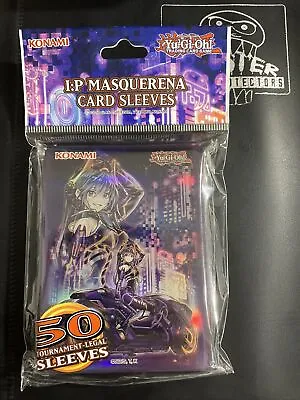 1x Yugioh I:p Masquerena Card Sleeves Pack Of 50 New & Sealed Tournament Legal • £4.79