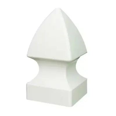 4 In. X 4 In. White Vinyl Gothic Fence Post Top • $13.99