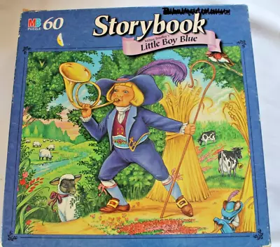 Storybook Jigsaw Puzzle Nursery Rhyme Little Boy Blue 60 Piece -Complete Used • $12