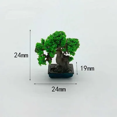 2PC Dollhouse 1:12 Scale Pine Bonsai Plants Garden Accessories Model Miniature • $6.99