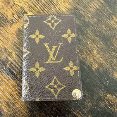 Louis Vuitton Monogram Vintage Business Card Holder Wallet W/ Certificate Of Aut • $87