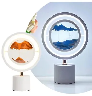 Therapeutic LED Lamp Mood Lamp Moving Sand Changing Colour Relaxing Light  • £19.99