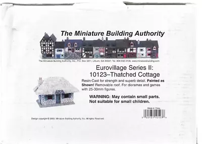 28-30mm Wargames Terrain Miniature Building Authority MBA 10123 Thatched Cottage • $50