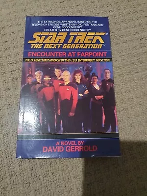 Star Trek The Next Generation Encounter At Farpoint By David Gerrold SHIPS 🇭🇲 • $16.95