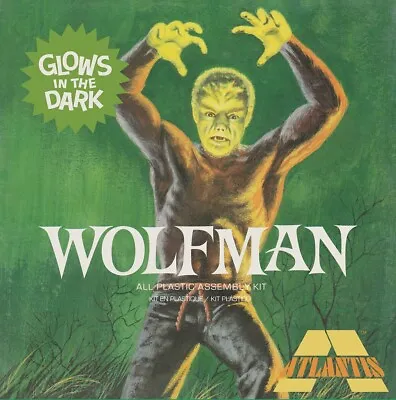 The WOLFMAN By Atlantis Mint In Box  GLOW VERSION LON CHANEY • $31