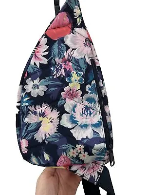 Vera Bradley Versatile Sling Backpack Crossbody Chest Bag Garden Fruit Picnic • $25