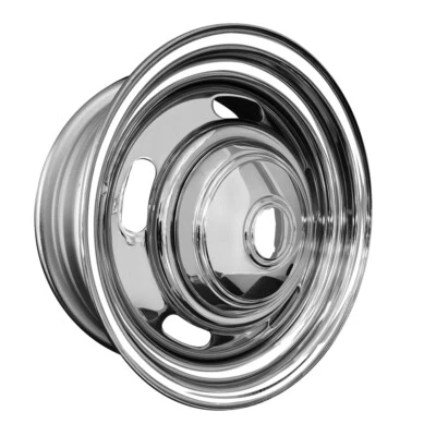 $175.24 • Buy CHROME RALLYE 15X6 MULTIFIT FORD 114.3 HQ HOLDEN 120.65 FIT MONARO FALCON 81cb