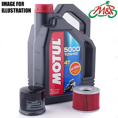 Honda VT 600 CD Shadow VLX Duluxe 1995 Motul 5000 Oil And Filter Kit • £42.99