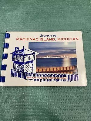 Vintage Postcard Folder-mini-spirl Souvenir Mackinac Island Michigan Mint • $1.99