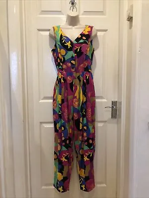 'richards' 1980's/90's Multicoloured Jumpsuit Size S • £25