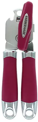 Farberware Professional 2 Stainless Steel Can Opener & Bottle Opener - Berry • $11.99