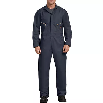 Dickies Men's Coverall Deluxe Blend Long Sleeve Jumpsuit Uniform Workwear 48799 • $64.88