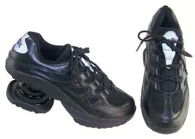 Z-Coil Freedom Classic Men's Size US 10 Black Leather Shoes Pain Relief Walking • $149.99