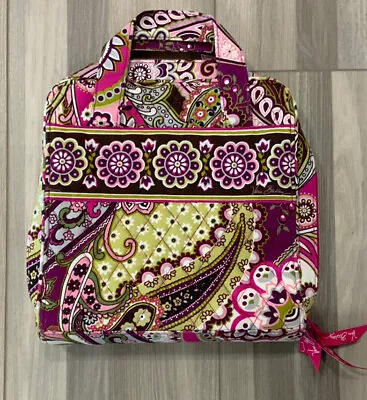 Vera Bradley Tech Travel Cosmetic Accessory Organizer ~ Pink Lime  #1406O • $12