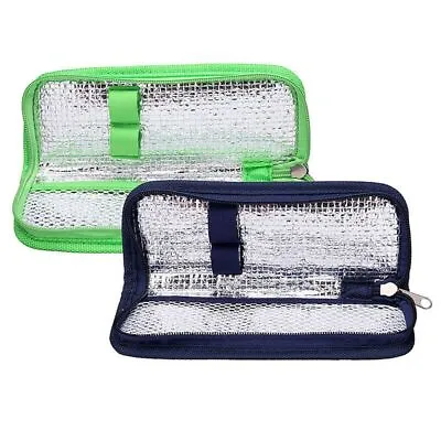 Thermal Insulated Medical Cooler Travel Case Insulin Cooling Bag Pill Protector • £5.59