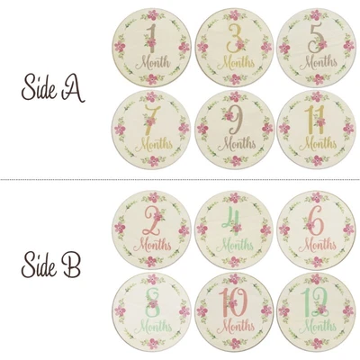Baby Cards Hello-World Sign Wood Discs Gift • $18.33