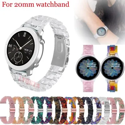 20mm Resin Watch Band For Huami Amazfit GTS 2/2e/GTS2 Mini/GTR 42mm BIP S Strap • $20.18