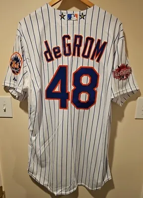 NWT Mets Jacob DeGrom Authentic Majestic 2015 All Star Game Jersey • $219