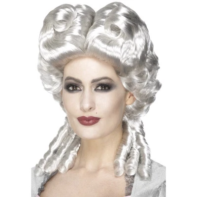 £23.99 • Buy White Marie Antoinette Wig Halloween Baroque Fancy Dress Ladies Accessory