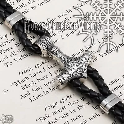 Viking Mjolnir Thor's Hammer Bracelet • $23.39