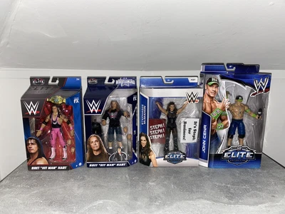 £57.50 • Buy WWE Elite Bundle - Wrestling Figures - John Cena/Bret Hart/Steph McMahon - New