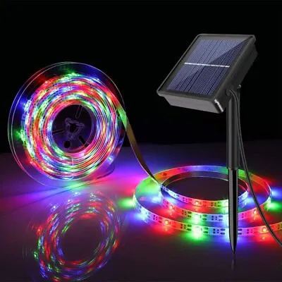 Upgraded Solar LED Strip Flexible Lights 8 Lights Mode Waterproof Outdoor Decor • $19.99