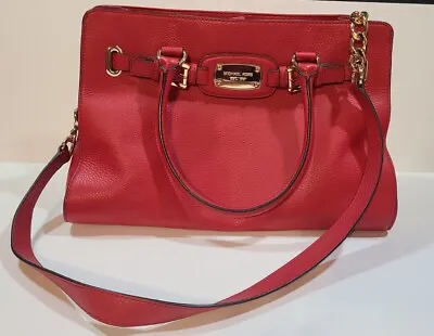 MICHAEL KORS Orange-Red Shoulder Bag With Shoulder Strap • $55