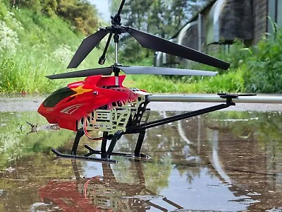 £41.99 • Buy RC Helicopter Model Plane Drone Alloy Shark Metal Skytech Toy Radio Control UK