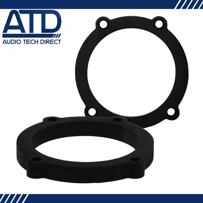 MDF Front Rear 130mm 5  Speaker Adaptors Rings For Volkswagen Crafter Mk1 2E 2F • £19.45