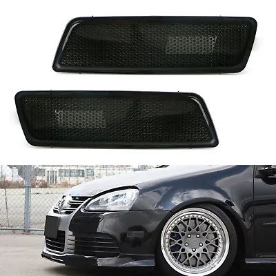 Smoke Lens Front Bumper Side Marker Lamps Housings For VW MK5 Golf GTI R32 Jetta • $21.59