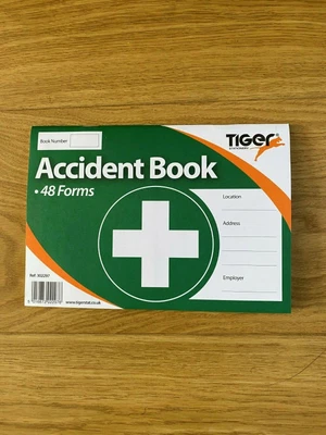 £4.49 • Buy ACCIDENT RECORD BOOK (A5/48 Forms) ACCIDENT BOOK (Workplace Safety Log)