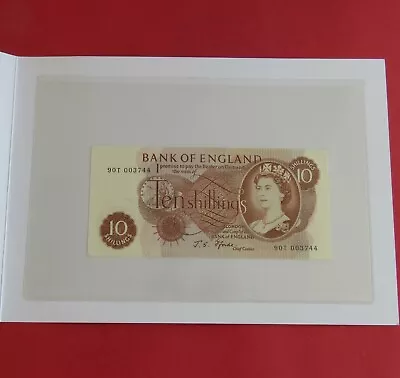 Fforde Uncirculated Ten Shilling Banknote In Westminster Pack With Coa • £14.95