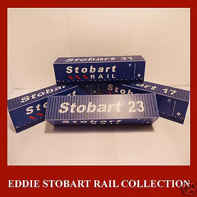 Model Railway Eddie Stobart Shipping Container Card Kit Stobart X4 HO Gauge 1:87 • £4.99