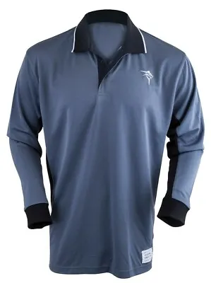 $34.95 • Buy Jarvis Walker Grey Long Sleeve Fishing Shirt With Collar - Light Fishing Jersey