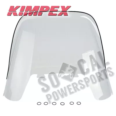 Kimpex Polycarbonate Windshield - Standard - 18in. - Clear - 06-645-01 • $114.36