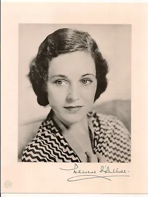 Vintage MGM  Maureen O'Sullivan  Movie Actress  B&W Portrait  Photo 8 1/2  X 11  • $65