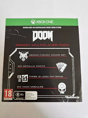 DEMON MULTIPLAYER PACK DLC For DOOM - MICROSOFT XBOX ONE (XB1) - GAME ADD-ON • £4.99