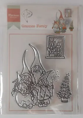 Marianne Design Hetty's Gnomes Family HT1650 3 Clear Stamp Set • £5.49