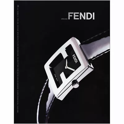 2000 Fendi Watch: Orologi Vintage Print Ad • $7.50