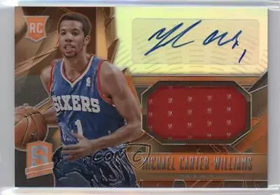 2013-14 Panini Spectra Jersey Orange /60 Michael Carter-Williams Rookie Auto RC • $20.09