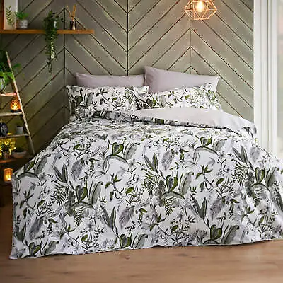 £31.99 • Buy Jeff Banks Luxury Duvet Cover Set 200TC 100% Cotton Premium Green Soft Bed Set