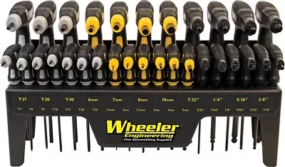 Wheeler P-Handle Driver Set 30 Pieces For Bench/Wall SAE Hex Drivers Balls Torx • $66.99