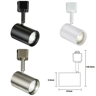 GU10 LED Mains Powered Single Circuit Spot Bar Downlight Track Adjustable Light  • £14.95