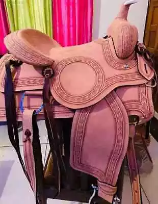 D&G Equestrian Western Pleasure Trail Horse Saddle Barrel Racing Premium Leather • $606.92