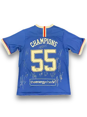 £400 • Buy Rangers Fc Squad Signed Champions 55 Shirt Tavernier Gerrard Morelos
