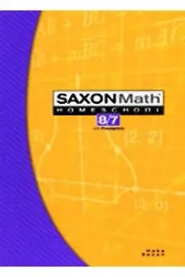 Saxon Math 8/7 Homeschool (3rd Edition): Complete Kit • $159.99