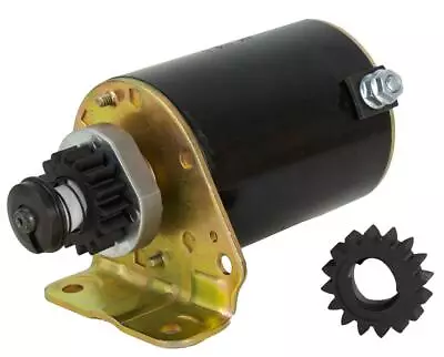 $49.55 • Buy Ride On Mower Starter Motor For Briggs And Stratton Motors 5-18hp 16tooth 499521